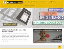 Tablet Screenshot of kinelectro.com